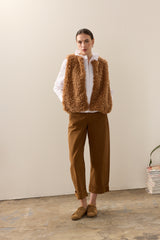 Faux Sheepskin Gilet