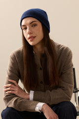 Cashmere & Wool Beanie Hat