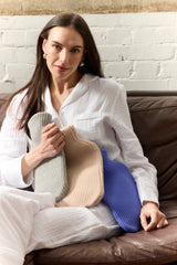 Cashmere & Wool Hot Water Bottle by Helen Moore