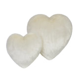 Faux Fur Heart Cushion by Helen Moore
