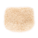 Large make up bag in Cream faux sheepskin by Helen Moore