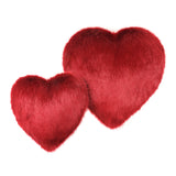 Faux Fur Heart Cushion by Helen Moore