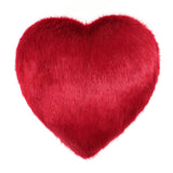 Faux Fur Heart Cushion by Helen Moore
