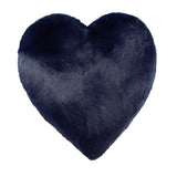Faux Fur Heart Cushion by Helen Moore
