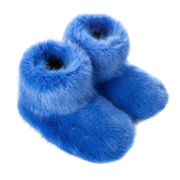 Slipper Boots 3-4 in Royal Blue lighter shade by Helen Moore