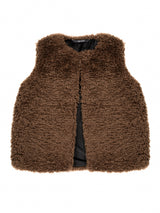 Faux Sheepskin Gilet by Helen Moore