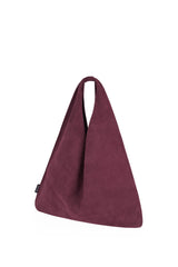 Suede Triangle Bag by Helen Moore
