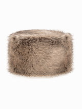 Faux Fur Pillbox Hat by Helen Moore
