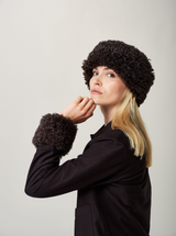 Faux Sheepskin Sherpa Hat by Helen Moore