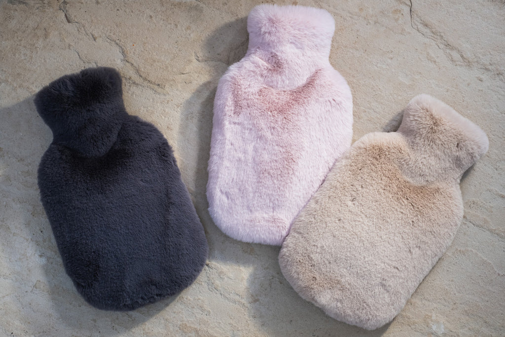 Faux Fur Mini Hot Water Bottles Helen Moore