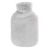 Mist Faux Fur Hot Water Bottle by Helen Moore