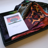 Silk Scarf - Leaping Jaguar by Helen Moore