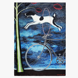 Silk Scarf featuring a painting by Stanley Moore entitled A Difficult Trick