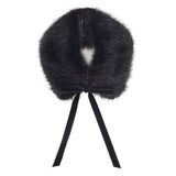 Jet Black faux fur Diana Collar by Helen Moore