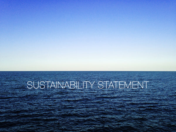Helen Moore Sustainability Statement