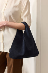 Mini Suede Triangle Bag by Helen Moore