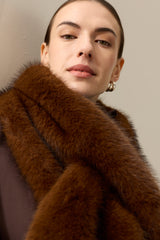 Faux Fur Luxe Scarf by Helen Moore