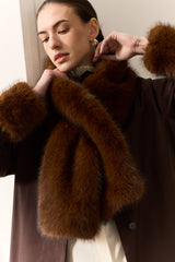 Faux Fur Luxe Scarf by Helen Moore
