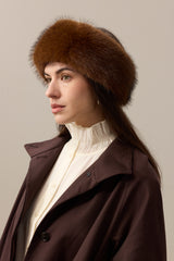 Faux Fur Huff Headband by Helen Moore