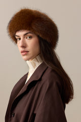 Faux Fur Huff Headband by Helen Moore