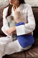  Cashmere and Wool Hot Water Bottles in various colours by Helen Moore