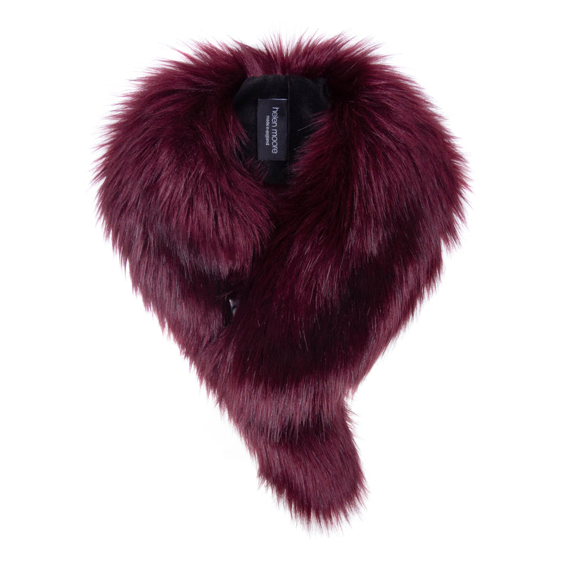 Vintage Collar Burgundy by Helen Moore