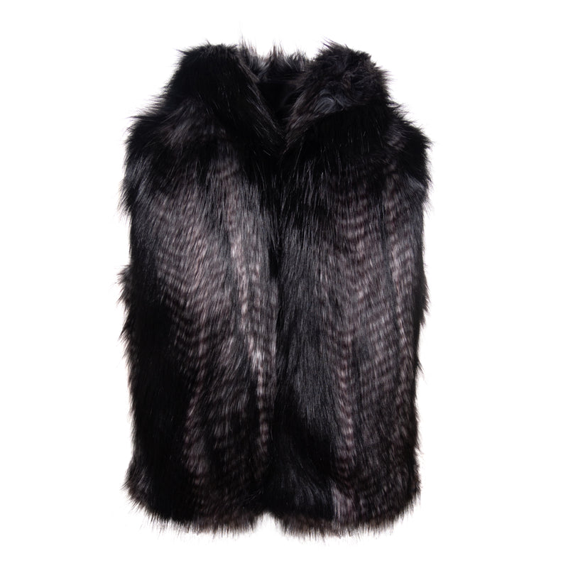 Sana Gilet Black Quail Size Large by Helen Moore