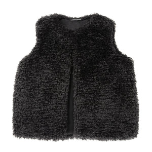 Black Faux Sheepskin