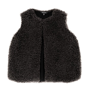 Slate Faux Sheepskin
