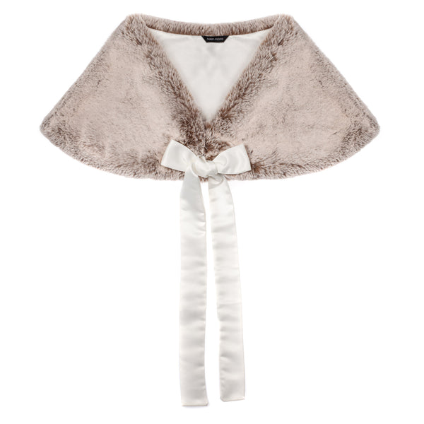 Shoulder Wrap With Ribbon Tie by Helen Moore