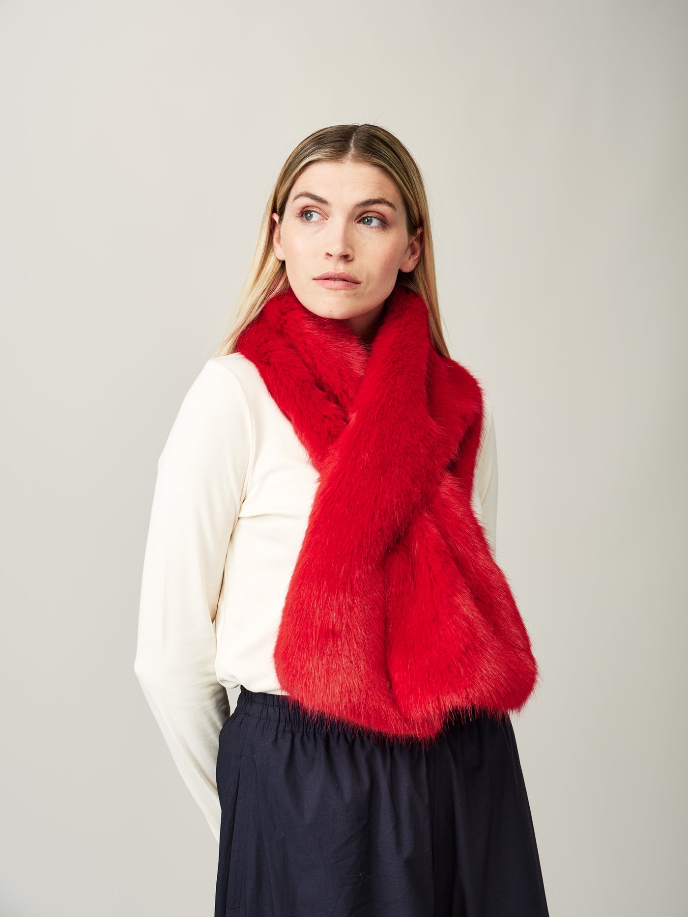 Faux Fur Luxe Scarf – Helen Moore