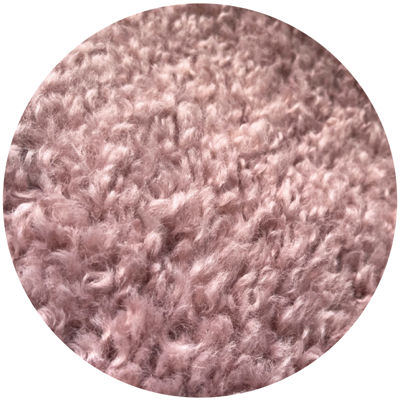 Faux Fur Fabric Swatch by Helen Moore