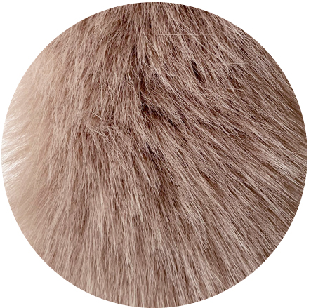 Faux Fur Fabric Swatch by Helen Moore