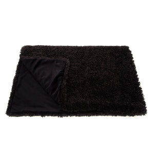 Black Faux Sheepskin