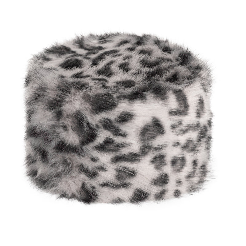 Faux Fur Pillbox Hat One Size by Helen Moore