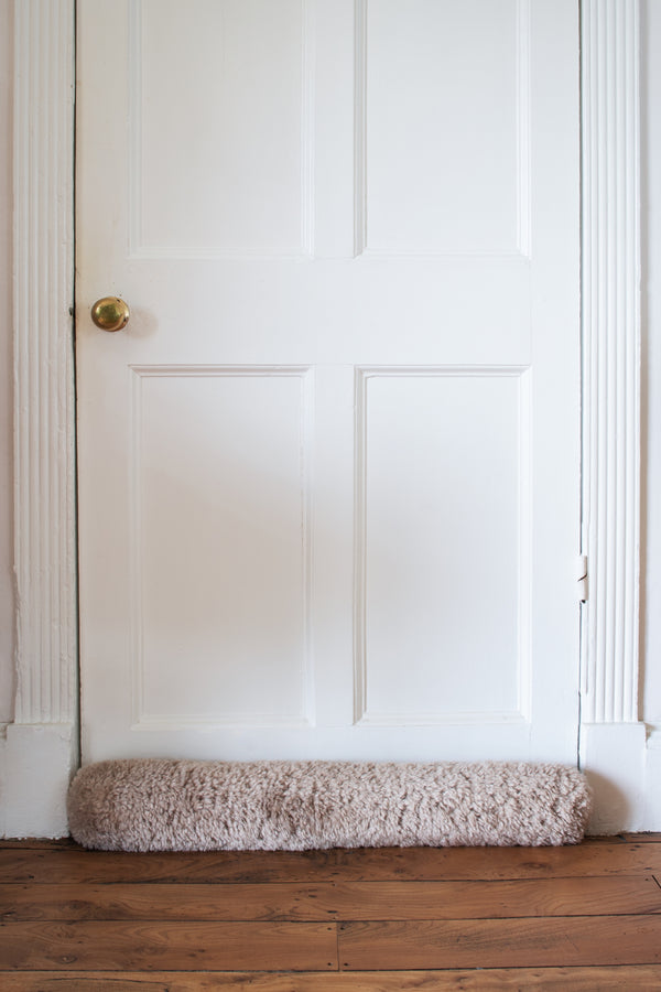 Draught Excluder in Doorway by Helen Moore. Made in England
