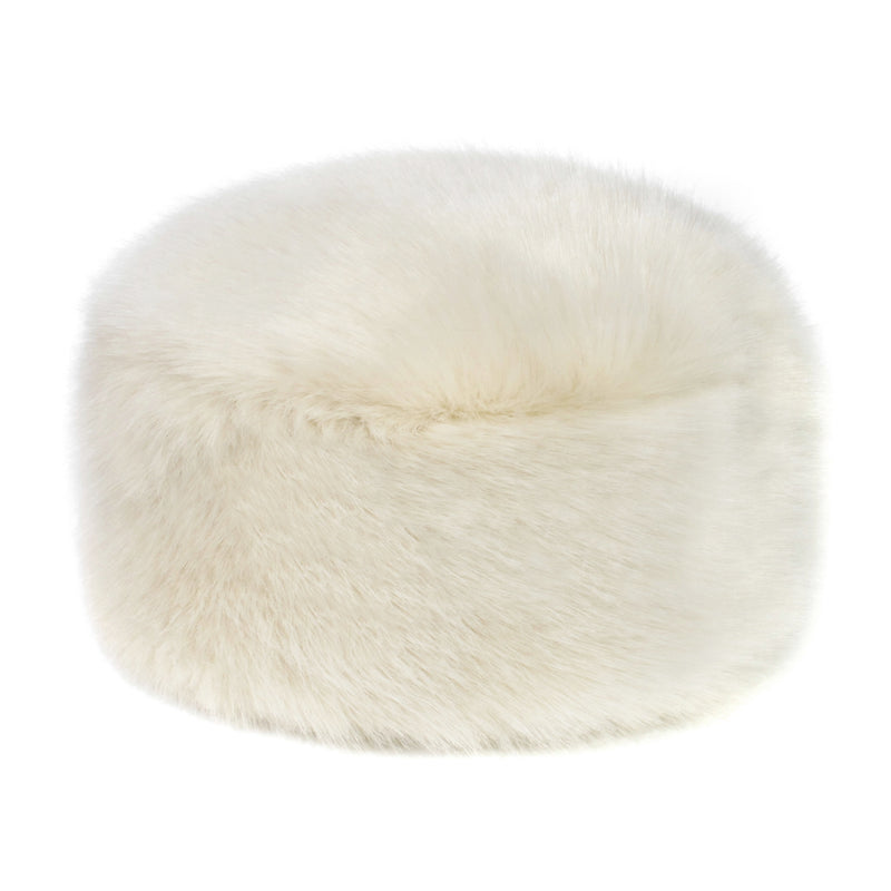 Faux Fur Pillbox Hat by Helen Moore