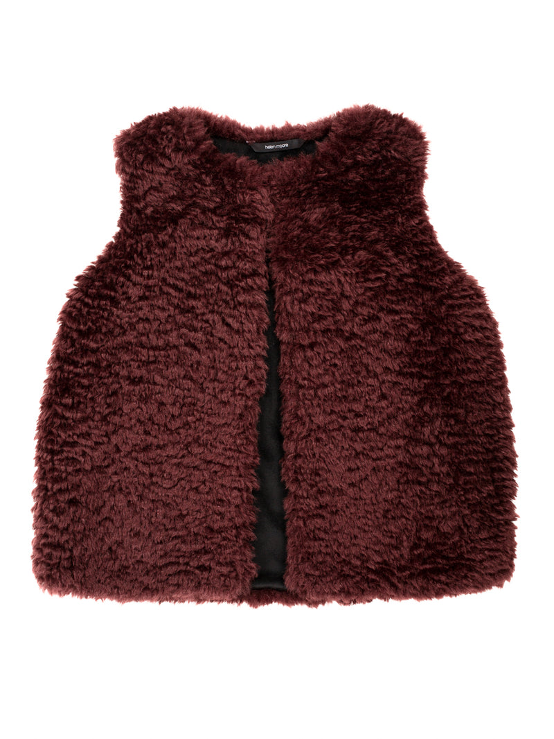 Faux Sheepskin Gilet
