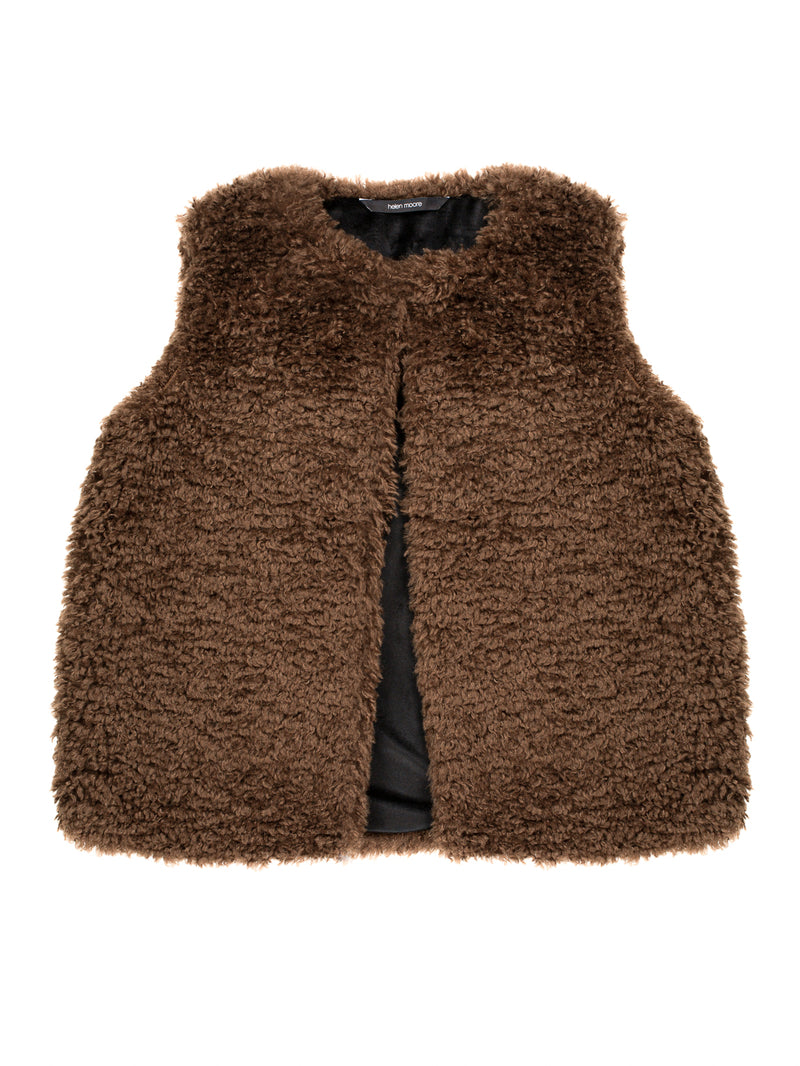 Faux Sheepskin Gilet