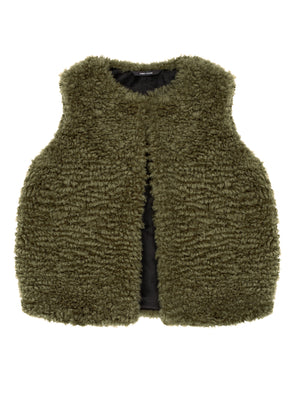 Forest Green Faux Sheepskin