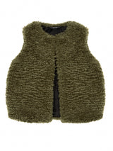 Faux Sheepskin Gilet by Helen Moore