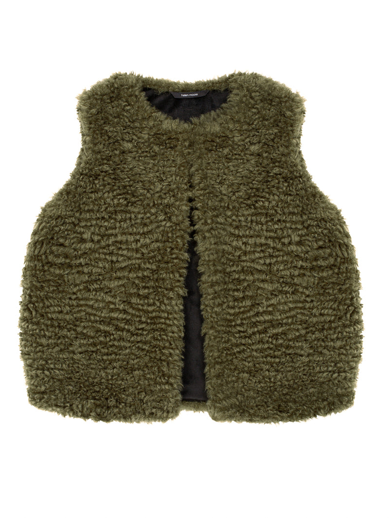 Faux Sheepskin Gilet
