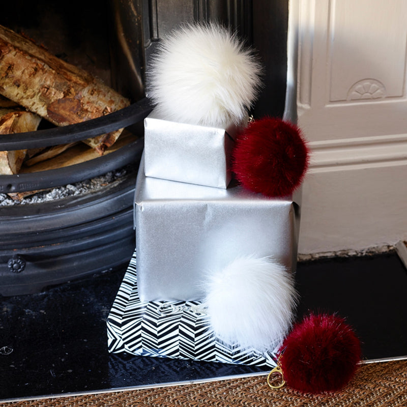 Helen Moore Pom Pom keyrings