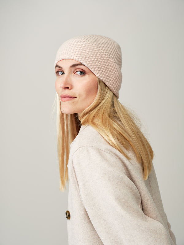 Cashmere Beanie Hat by Helen Moore