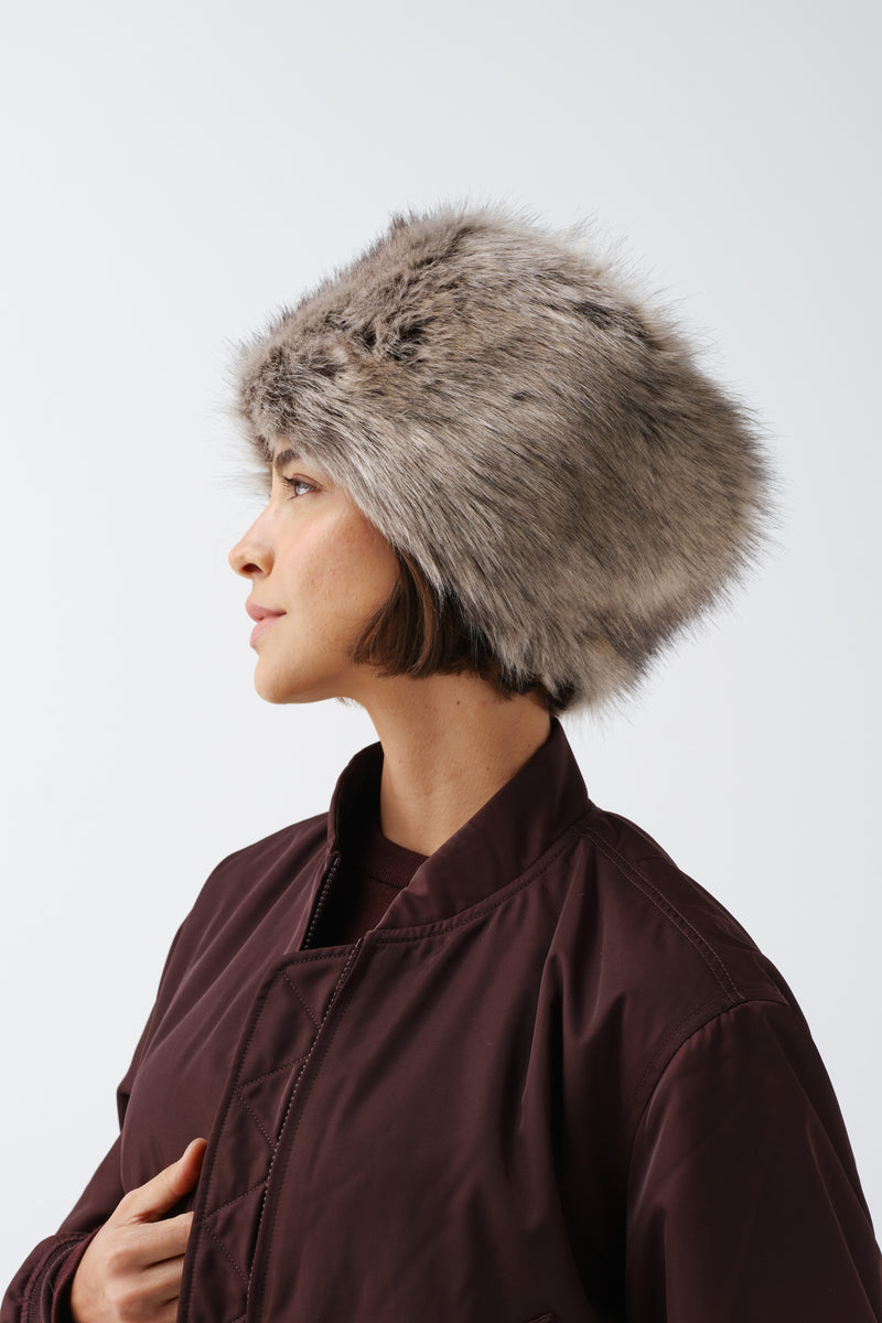 Faux Fur Pillbox Hat – Helen Moore - Main Image