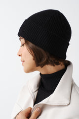 Cashmere & Wool Beanie Hat by Helen Moore