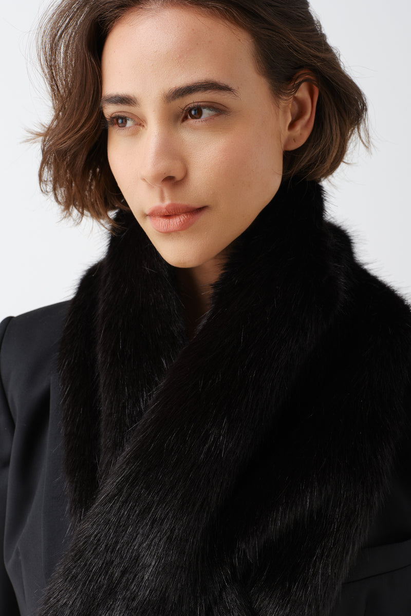 Faux Fur Luxe Scarf by Helen Moore