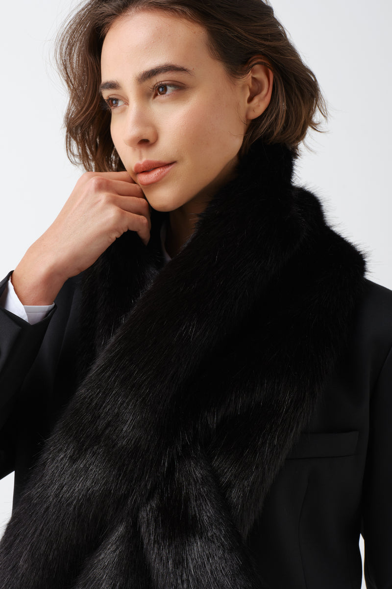 Faux Fur Luxe Scarf by Helen Moore