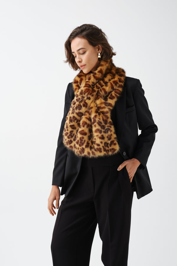 Faux Fur Luxe Scarf by Helen Moore