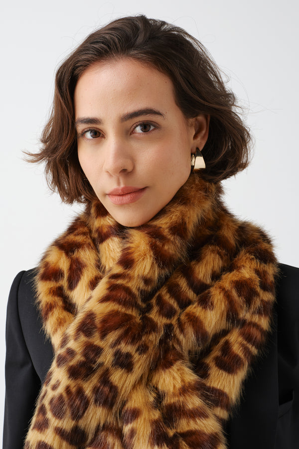 Faux Fur Luxe Scarf by Helen Moore